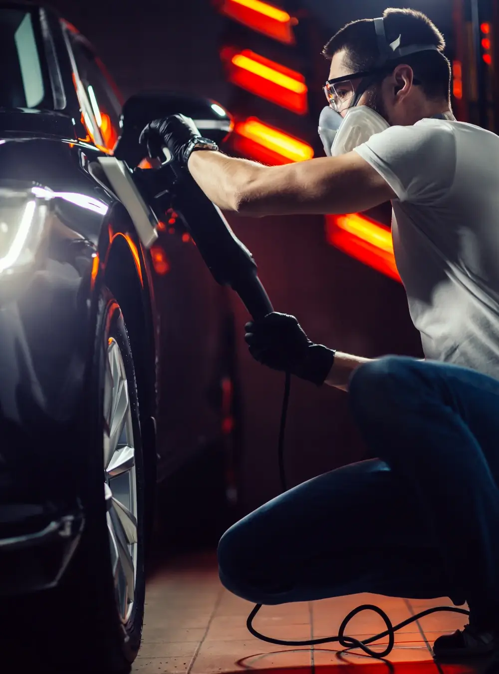 Professional collision repair work at Maven Autobody